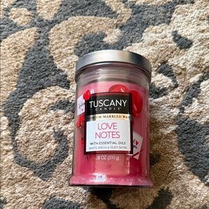 Love Notes Pink Candle